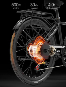 LANKELEISI PARD3.0 26 Inch Điện Thành Phố Xe Đạp E Xe Đạp Hợp Kim Nhôm Khung 36V 15ah Pin Lithium Ebike 500 Wát Xe Đạp Điện - Product Image 6