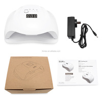 Lampu Kuku LED UV Star 2 72W dengan Layar LCD untuk Gel Polish - 4 Pengaturan Timer, Mengeringkan Gel Kuku Kaki, Sensor Otomatis Pintar