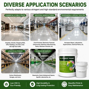 Magazzino industriale pavimenti in calcestruzzo liquido luminoso vernice pavimento a base d'acqua epossidica <span class=keywords><strong>recina</strong></span> epossidica para pisos vernice per pavimenti finitura - Product Image 5