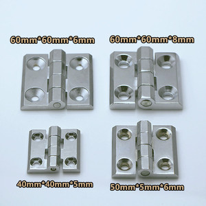 Haitan Steel Cabinet Door Hinge 50x50x6mm Glossy Zinc Alloy Industrial <b>Machine</b> <b>Tool</b> Accessory - Product Image 5