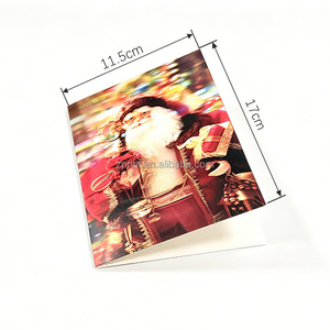 Tarjeta de Felicitación Lenticular 3D Premium con Efecto Visual de Movimiento <span class=keywords><strong>para</strong></span> Bodas, Aniversarios, Fiestas de Año Nuevo, Impresión de Patrones Personalizados, Venta al Por Mayor - Product Image 3
