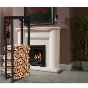 Support métallique pour foyer et four, utilisation intérieure et extérieure, grand rangement pour bois de chauffage, emballage pour vente à distance - Product Image 4
