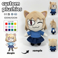 Fabricant de jouets en peluche personnalisés, faible MOQ, chat qui cligne de l'œil, souvenirs culturels et créatifs urbains, petits jouets, Peluches Never Lie