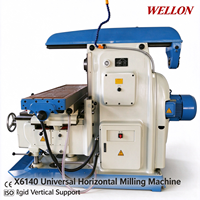 WELLON X6140 Horizontale Fräsmaschine zum Fabrikpreis Kniefräsmaschine mit Ölpistole Hochpräzise Bohr- und Fräsmaschine