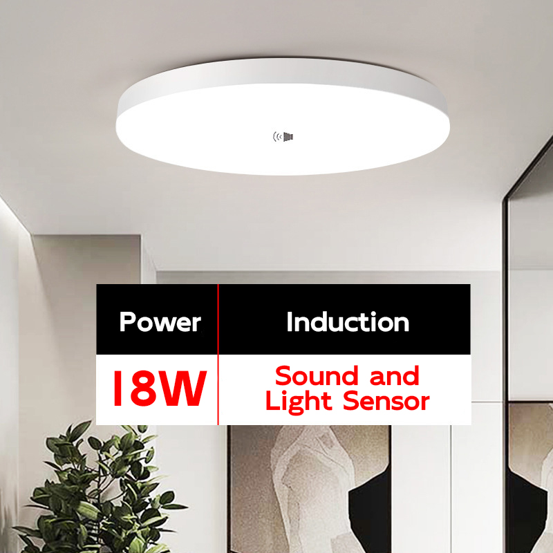 18W [Sound Light Control Induction] White Light