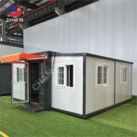 Maison préfabriquée extensible en conteneur de 20 pieds et 40 pieds, prête à être expédiée, structure en acier préfabriquée à vendre, maison portable, casa portable