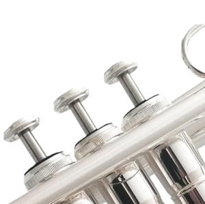 Instrumento de <span class=keywords><strong>corneta</strong></span> Chapado en plata, latón occidental con <span class=keywords><strong>llave</strong></span> B-flat - Product Image 5