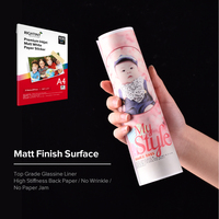 Kertas Stiker untuk Printer Inkjet & Laser 500 Lembar Matt Tahan Air Anti Gores Ukuran 8.5''x11'' Untuk Penggunaan di Toko Kelontong