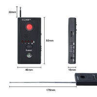 Détecteur de caméra anti-espion sans fil, scanner de signal RF, détecteur de bug GPS portable, dispositif de protection de sécurité avec infrarouge