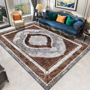 Tappeto di lusso persiano stampato tappeto di alta qualità per soggiorno e sala da pranzo tappeto in Cashmere pieghevole in microfibra - Product Image 3