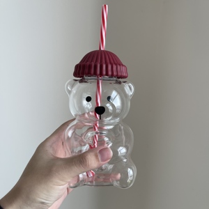 Gobelet en verre Starbuck Green Teddy Bear de 20 oz, style Ins, <span class=keywords><strong>prix</strong></span> abordable, design créatif - Product Image 5