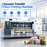 Machine d'impression flexographique à transfert sous vide à fonctionnement continu, imprimante flexo pour cartons entièrement automatique, machine à découper