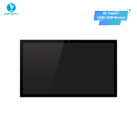 Affichage numérique publicitaire, écran LCD, bandes lumineuses latérales, contrôle de la température, résolution HD, luminosité 300 cd/m², capacitif