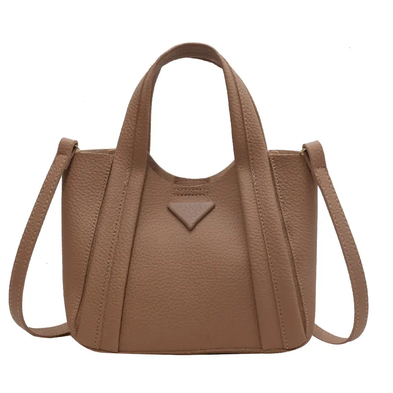 Black Brown Handbags Bucket Bag 2022 Genuine Leather Tote Bag For Women