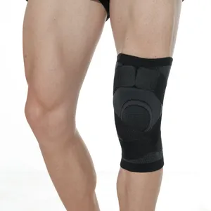 Special design widely used knee pads bandage basketball leg sleeve gel pads for knee bandages