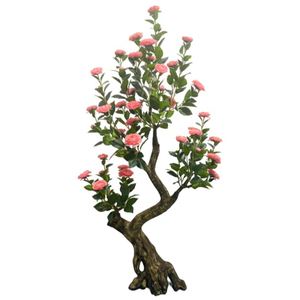 Top vente Real Touch artificiel bonsaï fleur arbres à l'intérieur camélia arbre pour les ventes Anlage bonsaï fleur arbre plante - Product Image 5