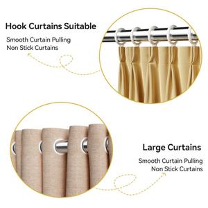 Ensemble de poteau de <span class=keywords><strong>tringle</strong></span> à rideau de 25mm anti-dérapant noir 2024 <span class=keywords><strong>sans</strong></span> perçage - Product Image 2