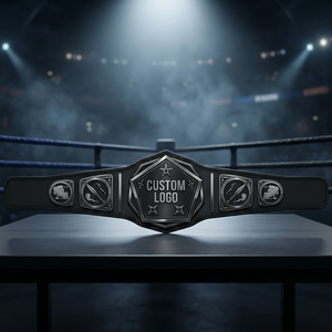 Cinturón de Victoria Definitivo de Cuero Genuino Diseñado para Campeones de Lucha Libre, Jiu-Jitsu, Karate, Judo y Boxeo - Cinturones de Campeonato Personalizados - Product Image 2