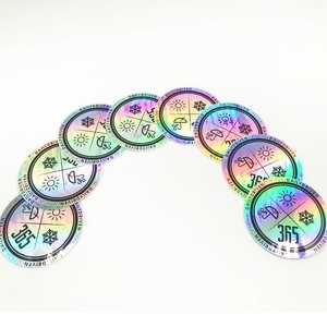 Biểu Tượng Tùy Chỉnh Vinyl Tự Dính <span class=keywords><strong>Sticker</strong></span> Thấp Moq Phản Quang Holographic Chết Cắt Dán - Product Image 3
