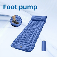 Pompe à air gonflable pour randonnée et camping, coussin léger, portable, résistant à l'humidité, antidérapant, séchage rapide, pour voyage, voiture, tente extérieure 8 cm