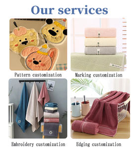 Venta caliente <span class=keywords><strong>toalla</strong></span> de mano bordada Linda caricatura colgante cocina inodoro absorbente de secado rápido suave grueso Coral polar - Product Image 6