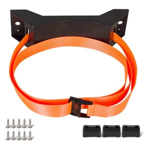 Supports muraux pour bouteilles, supports de réservoir de propane, supports de montage pour bouteilles de gaz ABS durables (avec vis et 3 angles fixes) - Product Image 1
