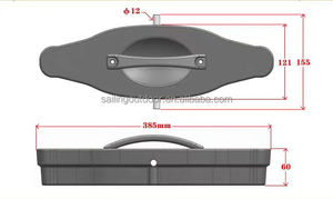 Placa de cubierta de hueco de espuma de PVC para Vela, <span class=keywords><strong>Pedal</strong></span> de hélice de aleta, piezas de repuesto para canoa, accesorios para Kayak marino duraderos - Product Image 2