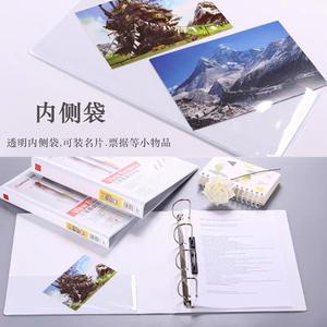 COMIX Chine fournit des classeurs à anneaux 3D personnalisés de format A4, couverture rigide en PVC de 3 pouces avec logo imprimé, dossier de classement blanc - Product Image 6