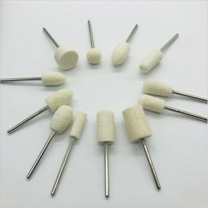 Goutte de corps de polissage de 20x30x6mm et fils en feutre de laine cylindrique pour un polissage brillant avec service de coupe personnalisé - Product Image 2