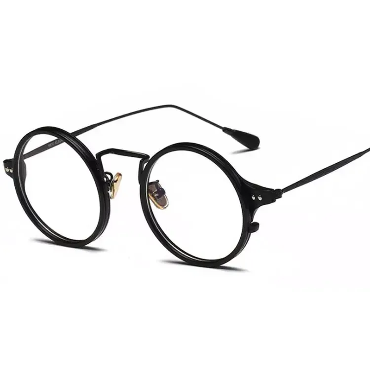 新着卸売ラウンドTr90フレームアセテートテンプルブルーライトブロッキング光学メガネ眼鏡女性老眼鏡