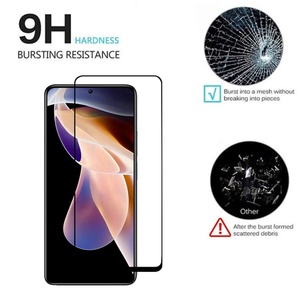 Protector de Pantalla de Vidrio 9D con Pegamento Completo para Xiaomi Redmi Note 11 Pro Plus, Protector de Pantalla de Vidrio Templado con Cobertura Total - Product Image 3