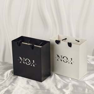 Custom Luxury Gold Foil Matte Embossed Laminated Paper <b>Bag</b> Logo Large Medium White Gift Sturdy Paper Clothing Store <b>Shopping</b> <b>Bag</b> - Product Image 4