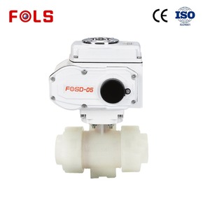 Válvula de Bola de 2 Vías DN50 de 1 Pulgada, de PVC, con Actuador de Encendido/Apagado DC24V, para Agua y Aceite - Product Image 2