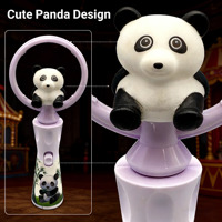 Bâton lumineux Panda Spinner pour fête foraine, fournitures de fête personnalisées, cadeau de fête Panda Cirque en gros, bâton lumineux musical pour fête de cirque