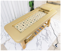 Neu Verbessertes Intelligentes Rauchfreies Rot- und Blaulicht-Physiotherapie-Moxibustionsbett mit Jade-Magnettherapie