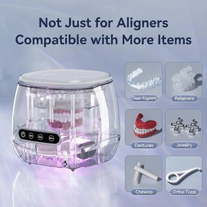 <span class=keywords><strong>Limpiador</strong></span> Ultrasónico para Retenedores Dentales, Joyería, Lentes <span class=keywords><strong>de</strong></span> Contacto, Dentaduras Postizas, Invisalign, Protectores Nocturnos y Gafas - Product Image 5
