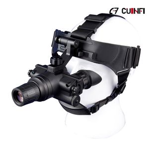 แว่นตามองกลางคืนแบบติดศีรษะ Gen2+/3 OEM/ODM รุ่น FOM1800+ ฟอสฟอรัสสีขาว/เขียว ระบบ Autogated สำหรับการใช้งานทางยุทธวิธี กำลังขยาย 1 เท่า รุ่น PVS 7 - Product Image 2