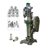 Machine de rivetage semi-automatique haute vitesse / Riveteuse automatique pour rivets creux / Riveteuse automatique pour cuir