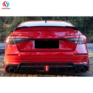 Nhà Máy Bán buôn tự động phụ kiện bên ngoài xe phía sau Tạp dề spats khuếch tán cản cho Honda civic2022 + - Product Image 3