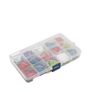 اختيارات جيتار نعومي ، الغيتار الصوتي الكهربائي يختار ريشة مختلفة بسمك 6 + صندوق اختيار أجزاء الغيتار - Product Image 1