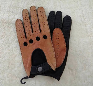 Gants de conduite en cuir pour hommes, gants de <span class=keywords><strong>moto</strong></span> classiques, élégants et durables, gants de conduite en cuir classiques - Product Image 5