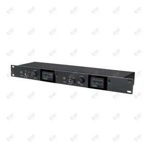 Sistema de Monitoreo Intraural Estéreo Dual AC-330 554.5-599.5MHz, Montable en Rack, con Conectores XLR y Control de Volumen - Product Image 5