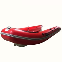 Bateau pneumatique RIB en alliage d'aluminium et PVC pour 6 personnes avec pompe à air pour la pêche et le sauvetage en extérieur