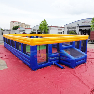 Grand terrain de foosball humain portable, terrain de football gonflable, arène sportive pour événements en plein air - Product Image 5