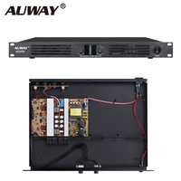 Profesyonel 350W X2 1U Rack Tipi 2 Kanallı D Sınıfı Güç Amplifikatörü 4/8 Ohm DJ PA Ses Sistemi için