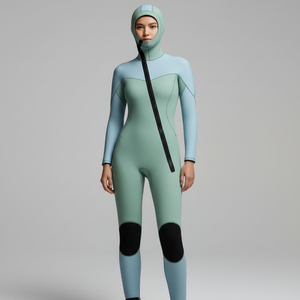 Combinaison de plongée en néoprène imperméable à fermeture éclair sur la poitrine, 5 mm, pour femmes, pour la plongée en apnée et le SUP - Product Image 2