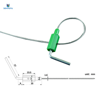 Serrure de joint de câble de petite taille en métal de verrouillage étanche de fil de haute sécurité