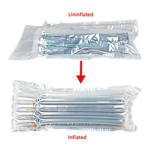 High Quality PAPE Air Inflatable Packaging Protective Cushion Wrap Air Column Bag for Toner Cartridges