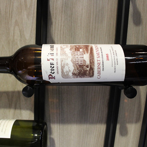 Portabottiglie da Parete - Design Elegante, Costruzione in Legno/Metallo, Vendita Calda, Promozione Limitata di Fabbrica, Offerta Speciale, Prezzo Basso, Vendita all'Ingrosso - Product Image 4