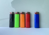 Briquet à silex en plastique portable Allume-cigare de cuisine en métal classique avec gaz
